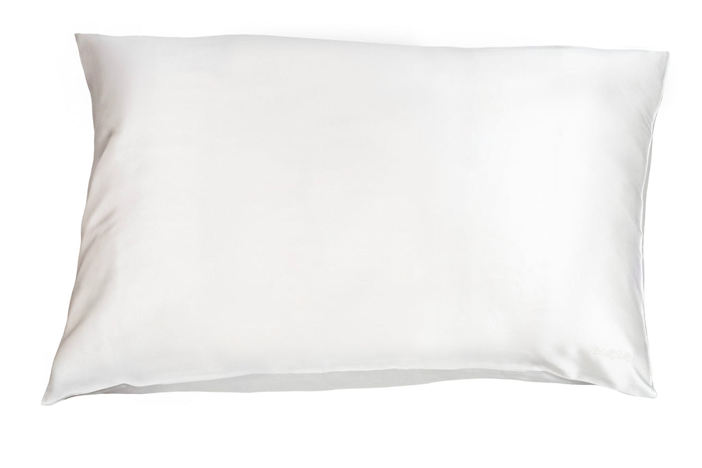Ivory White Silk Pillowcase