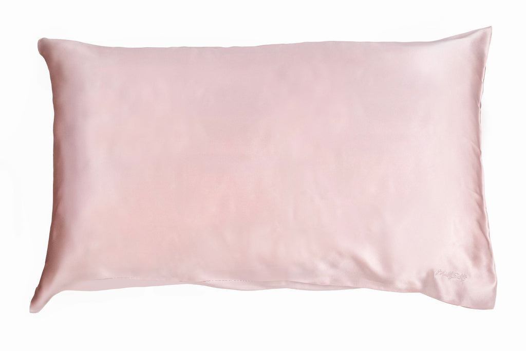 Dusty Pink Silk Pillowcase